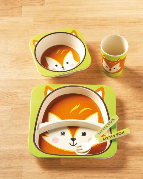 Crofton Kids Fox Dinner Set