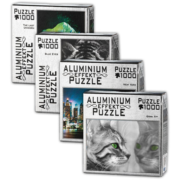 Aluminium-Effekt-Puzzle 1000 Teile