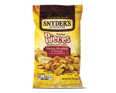 Snyder's of Hanover Hot Buffalo Wing or Honey Mustard & Onion Pretzel Pieces