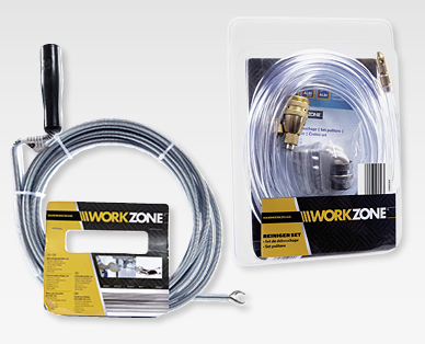 WORKZONE(R) Rohrreinigungs-Welle/Rohrreiniger-Set