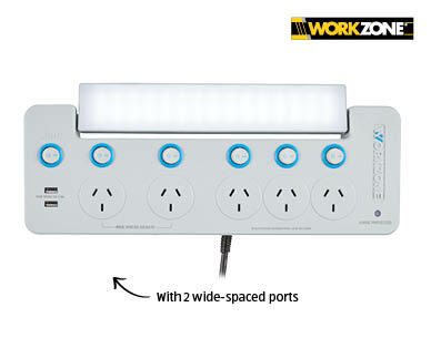 Workshop Powerboard with Light