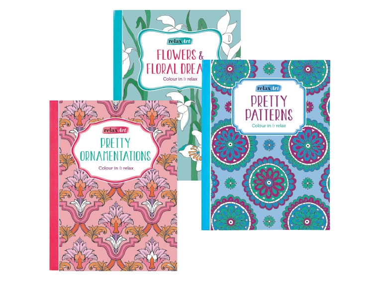 RELAX ART Adults' Colouring Books