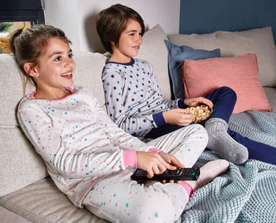 ALIVE Kinder-Winterpyjama, Baumwolle (Bio)