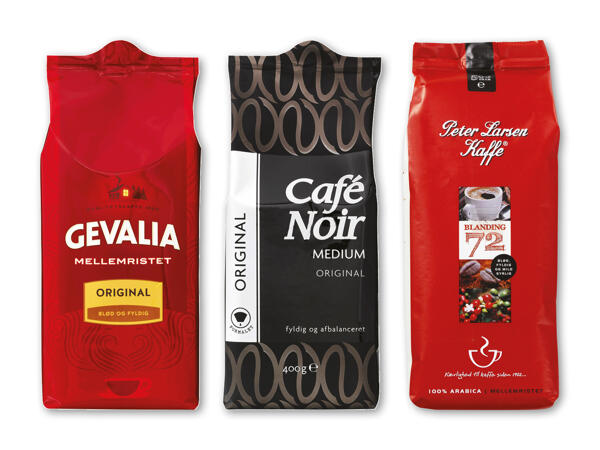Café Noir, Peter Larsen eller Gevalia kaffe