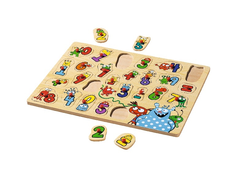 Holz-Lernpuzzle