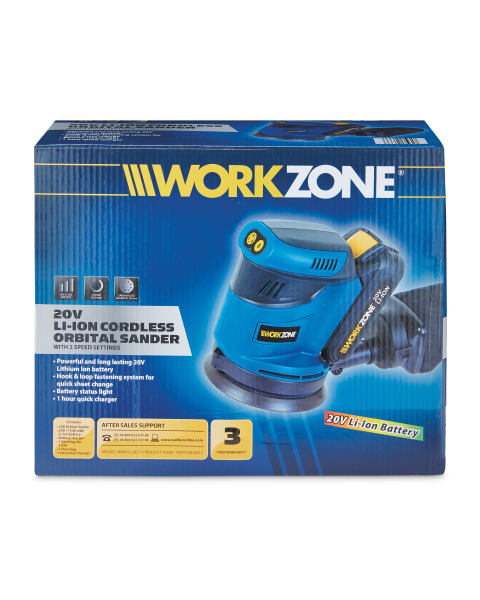 20V Li-ion Cordless Orbital Sander