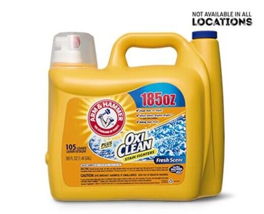Arm & Hammer 
 plus Oxi Clean Laundry Detergent