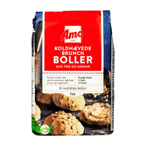 Koldhævede brunchboller