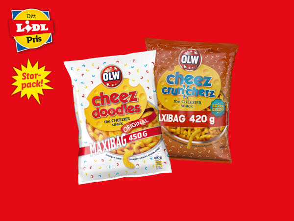 OLW Cheez snacks