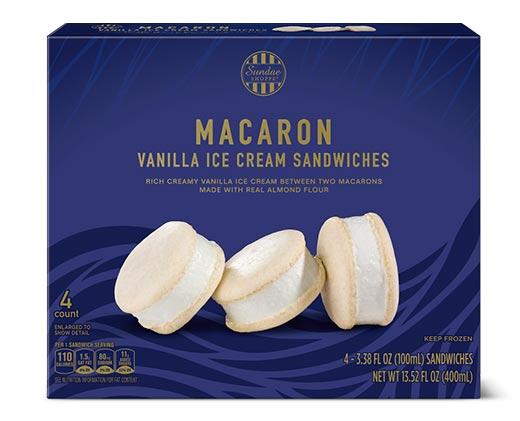 Sundae Shoppe 
 Vanilla Ice Cream Macarons