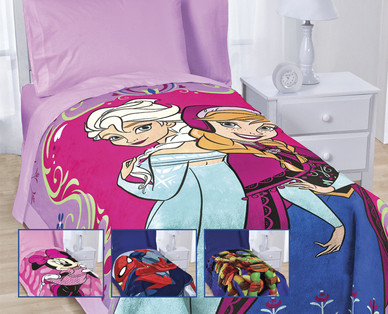 Licensed 62" x 90" Character Blanket