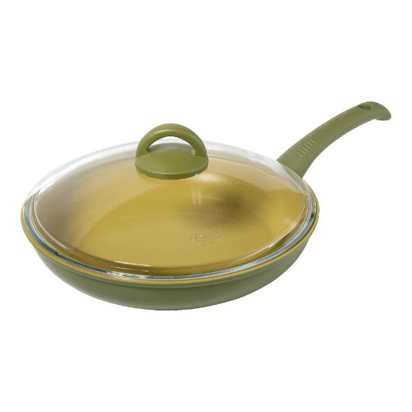 Bratpfanne mit Glasdeckel