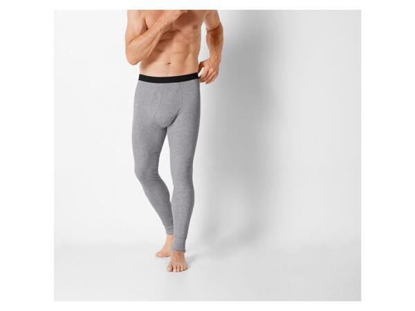 Men's double-ribbed long johns