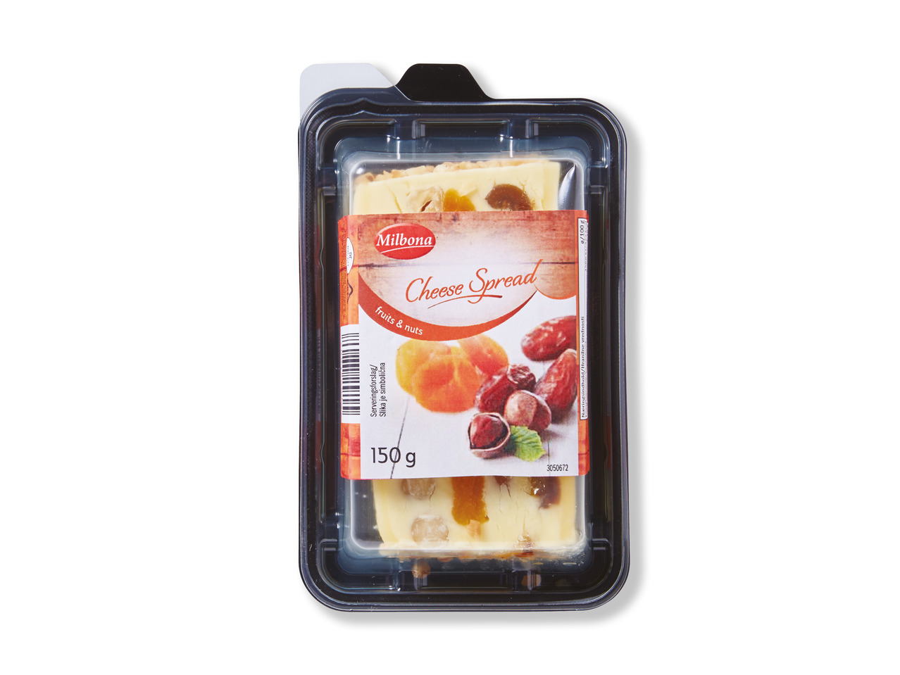 MILBONA Ost med nødder og frugt