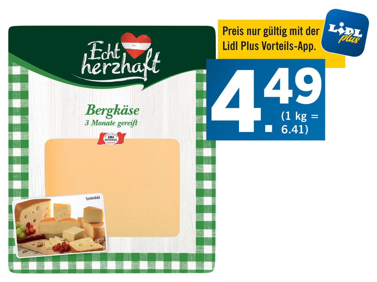 ECHT HERZHAFT Bergkäse