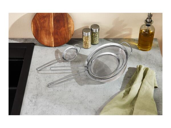 SILVERCREST Stainless Steel Sieve Set - 3 Pieces