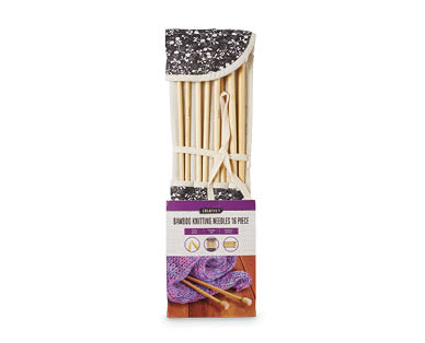 Bamboo Knitting Needle 8pk