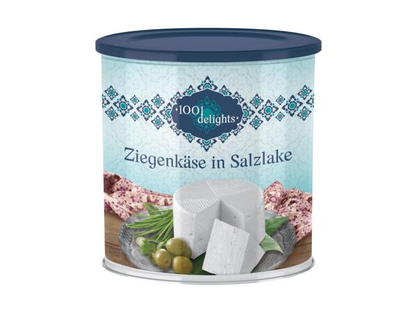 Fromage de chèvre affiné dans la saumure