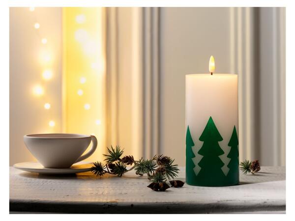 Real wax LED candle