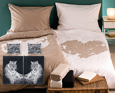 Set di biancheria da letto per coppie, 4 pezzi MY LIVING STYLE