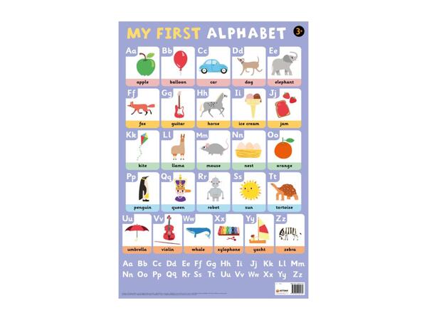 My First Alphabet Educational Wall Chart Assortment