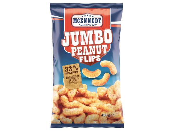 Corn and peanut snack
