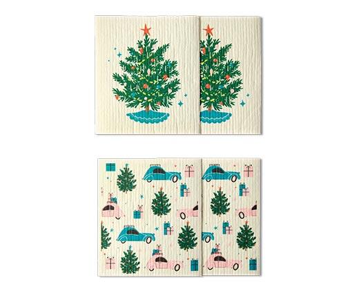 Huntington Home Holiday Swedish Dish Cloth