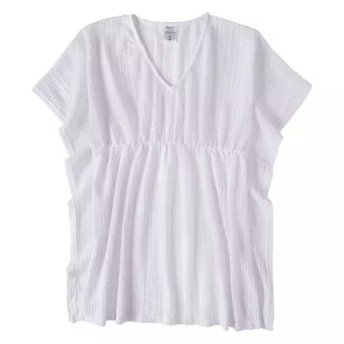 Ladies Beach Cover Up - White, XL