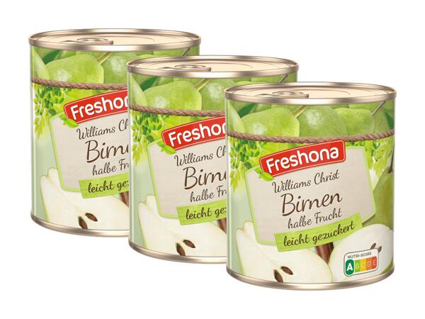 Birnen in Traubensaft