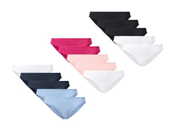Slips taille basse, lot de 5