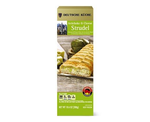 Deutsche Küche 
 Spinach & Ricotta or Artichoke & Cheese Strudel
