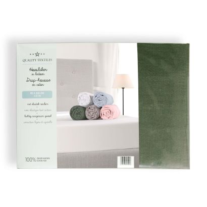 Drap-housse, 1 pers.