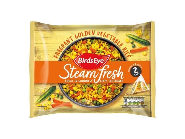 Steam Fresh Golden Rice