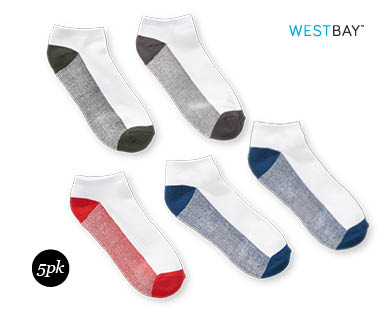 Mens 5pk Low Cut