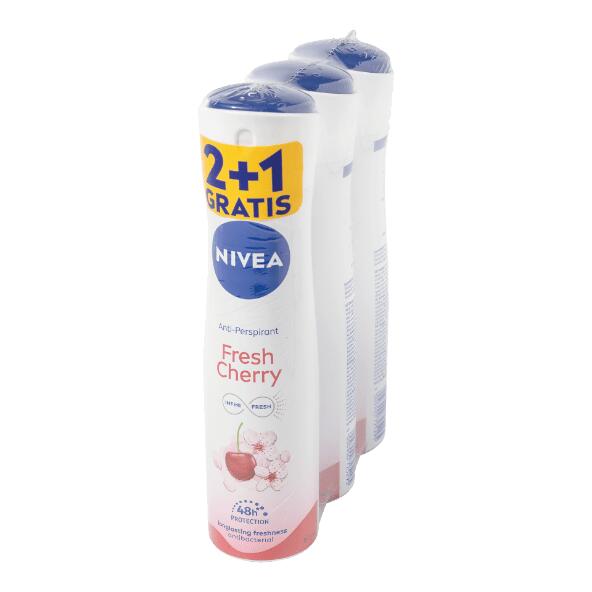NIVEA(R) 				Deospray für Damen, 3 St.