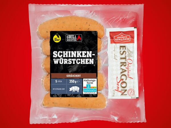 Schinkenknacker mit Estragon-Senf