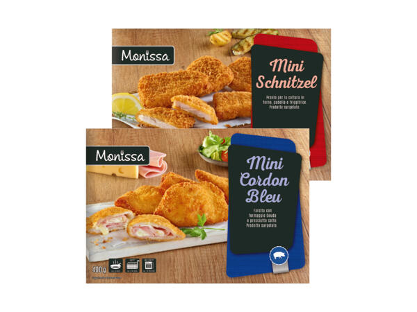 Mini Cordon Bleu Cutlets or Mini Breaded Cutlets