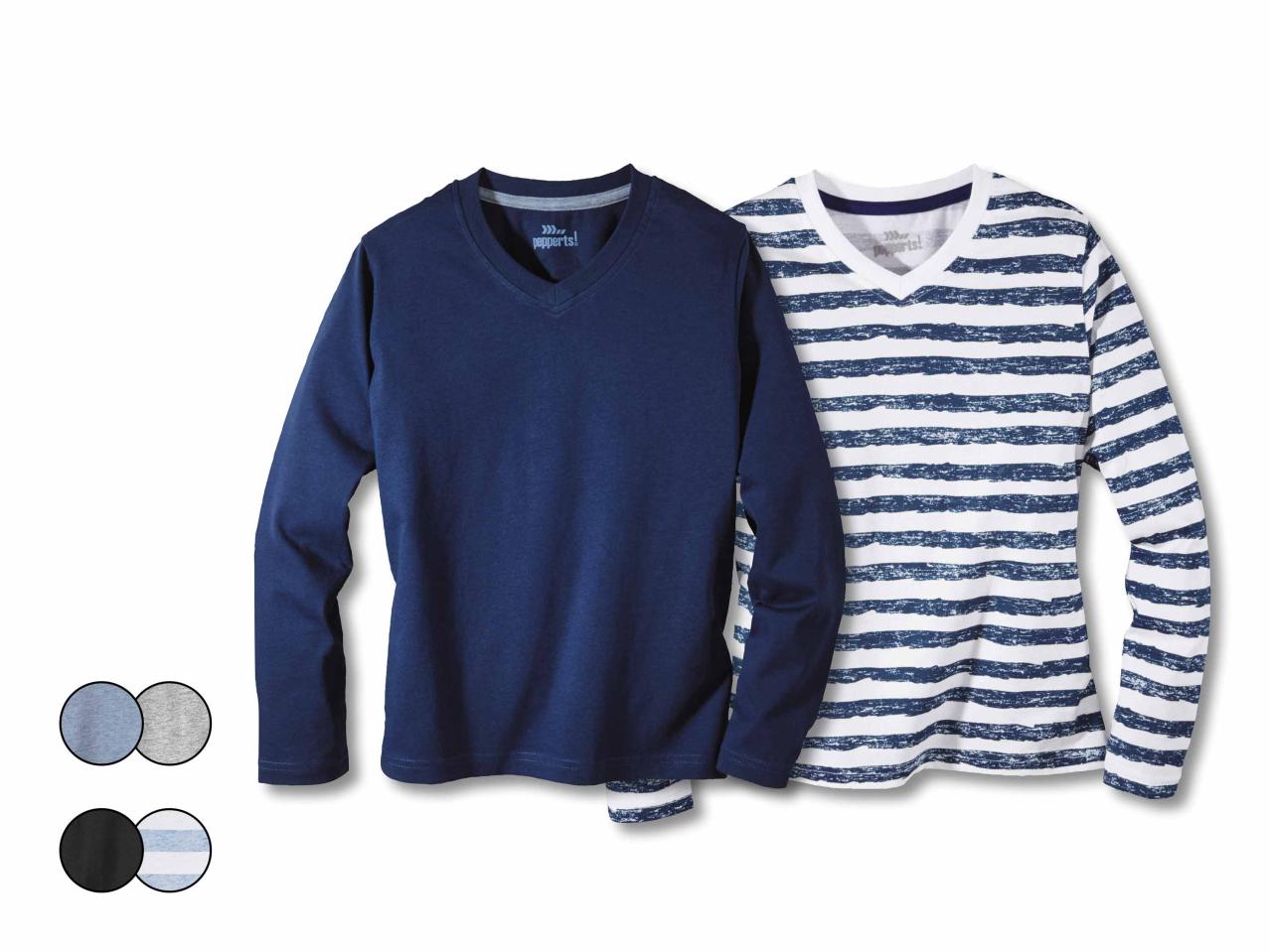 Tee-shirts à manches longues, lot de 21