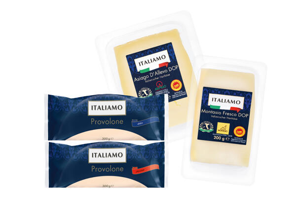 Italienska hårdostar DOP/ Provolone