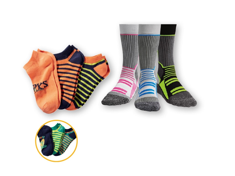 Pepperts/Crivit Sports Boys' Trainer Socks/ Kids' Inline Skater Socks