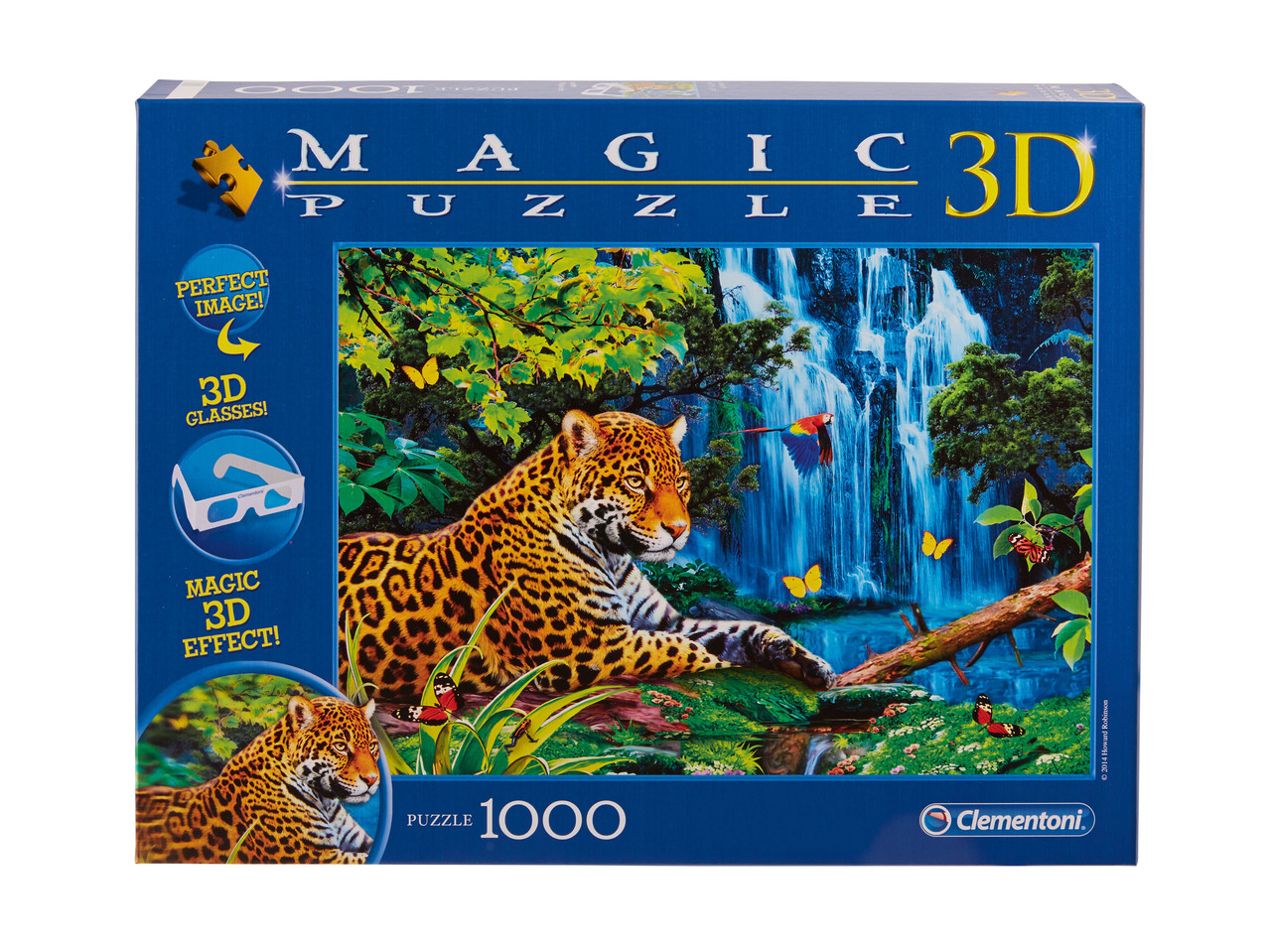 3D or Fluorescent Puzzle, 1000 Pieces