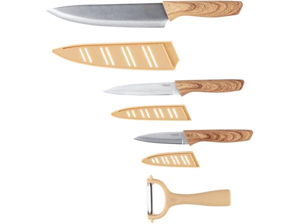 Knife Set with Peeler