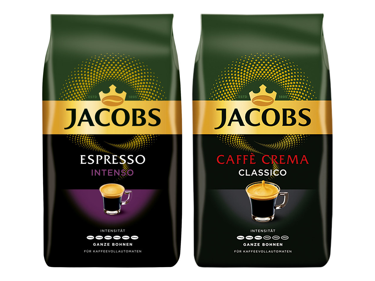 JACOBS Caffè Crema Classico oder Espresso