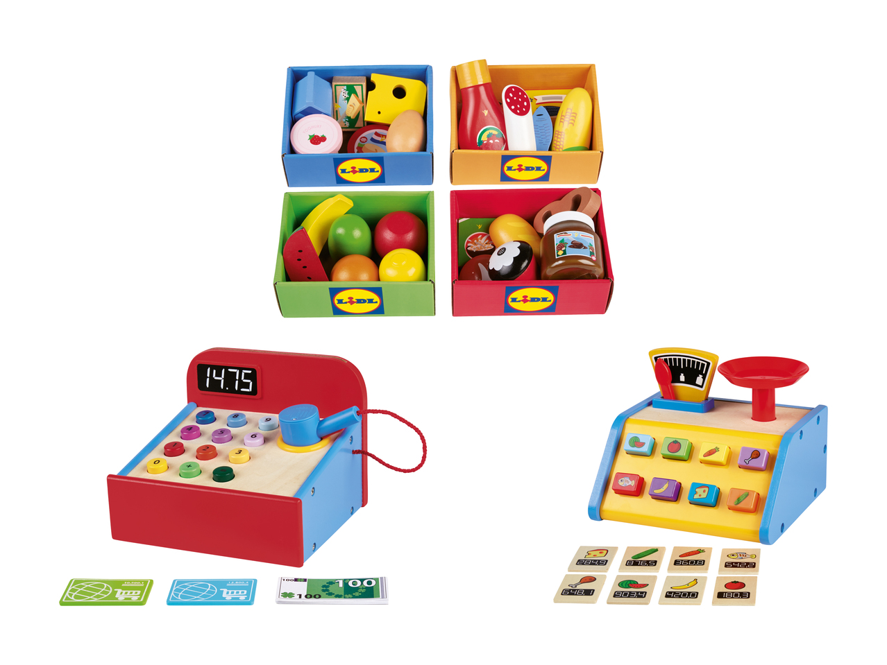 Accessoires pour jeu de la marchande