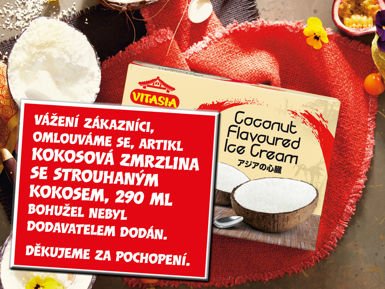 KOKOSOVÁ ZMRZLINA SE STROUHANÝM KOKOSEM