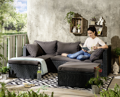 GARDENLINE(R) Rattan-Ecksitzmöbel
