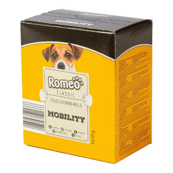 ROMEO(R) 				Snacks à mâcher fourrés pour chiens, 4 pcs