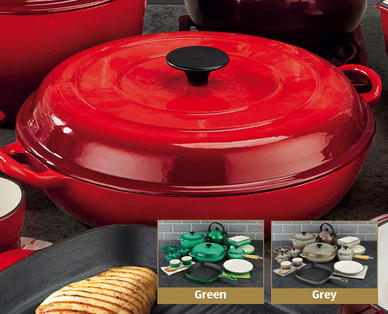 Shallow Cast Iron Casserole Dish
