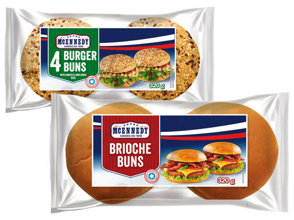 Hamburger Brötchen 4er