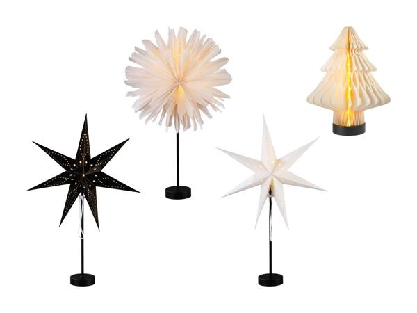Étoile de Noël/​sapin de Noël/​flocon de neige à LED